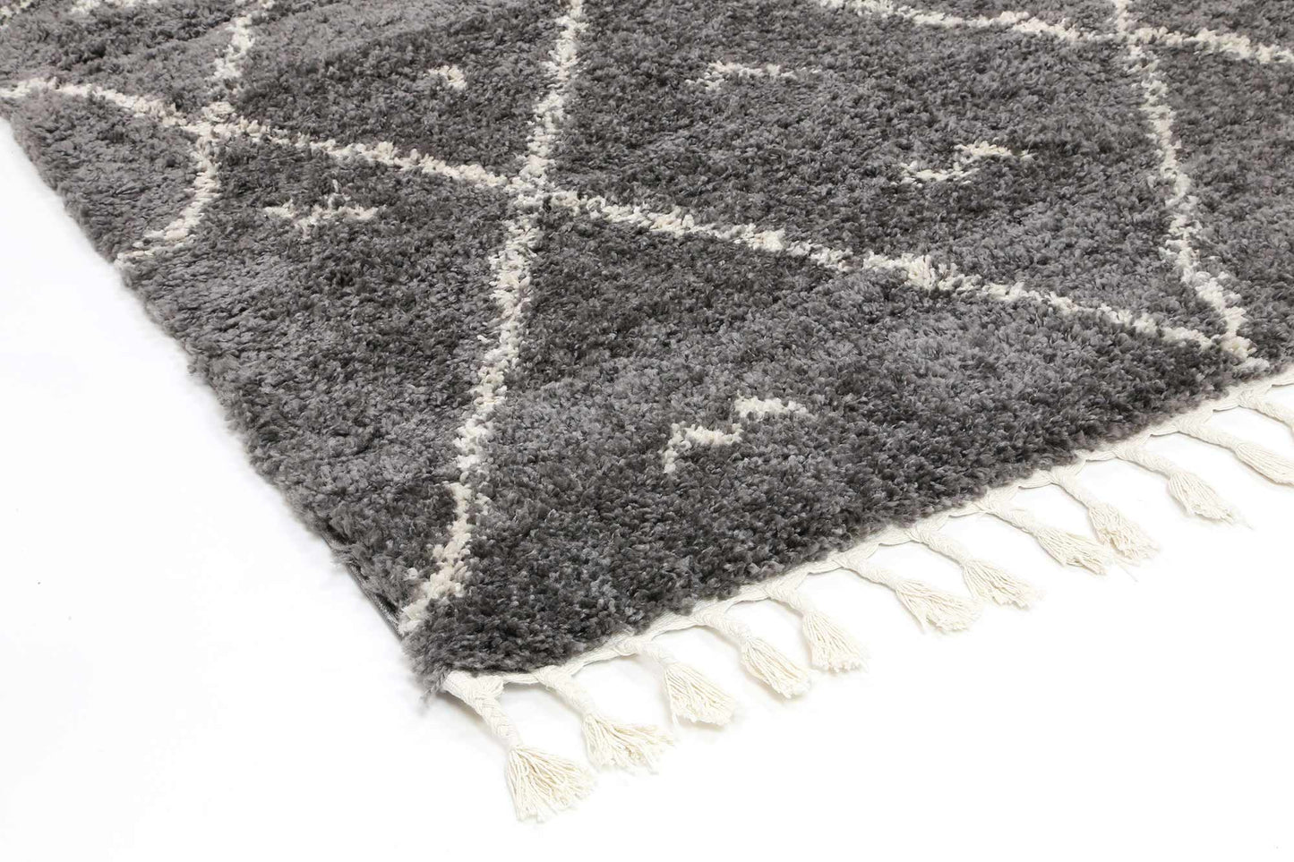 Kasbah Mizzie Tribal Grey Cream Rug