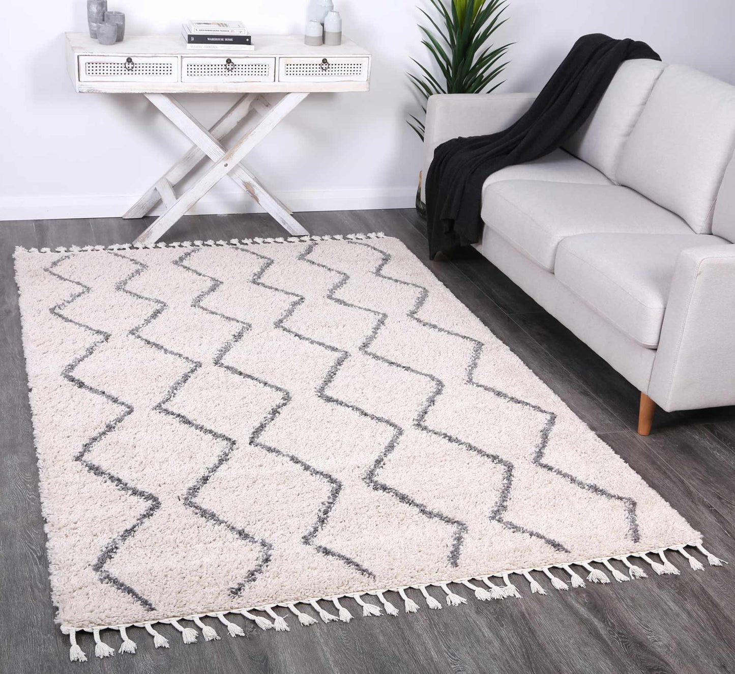 Kasbah Levi Tribal Cream Rug