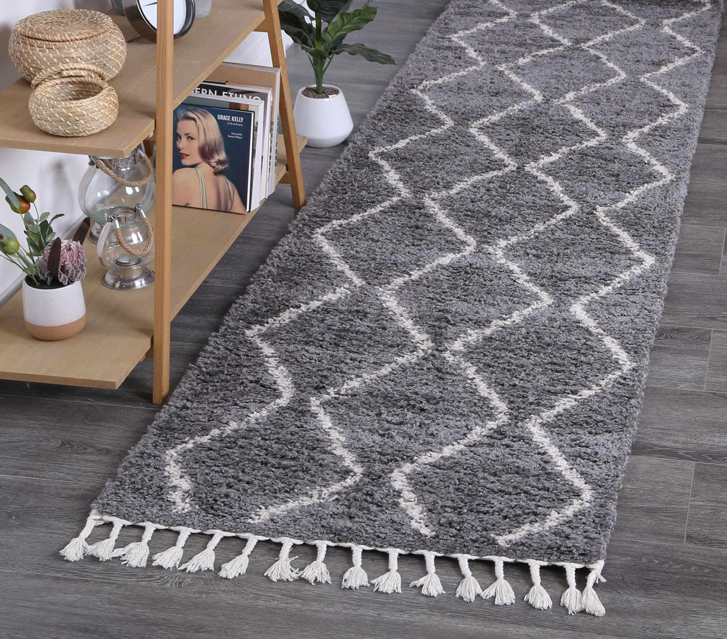 Kasbah Levi Tribal Grey Rug