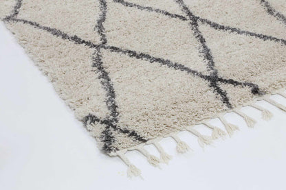 Kasbah Clara Diamond Tribal Cream Rug