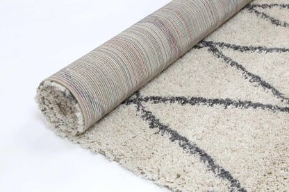 Kasbah Clara Diamond Tribal Cream Rug