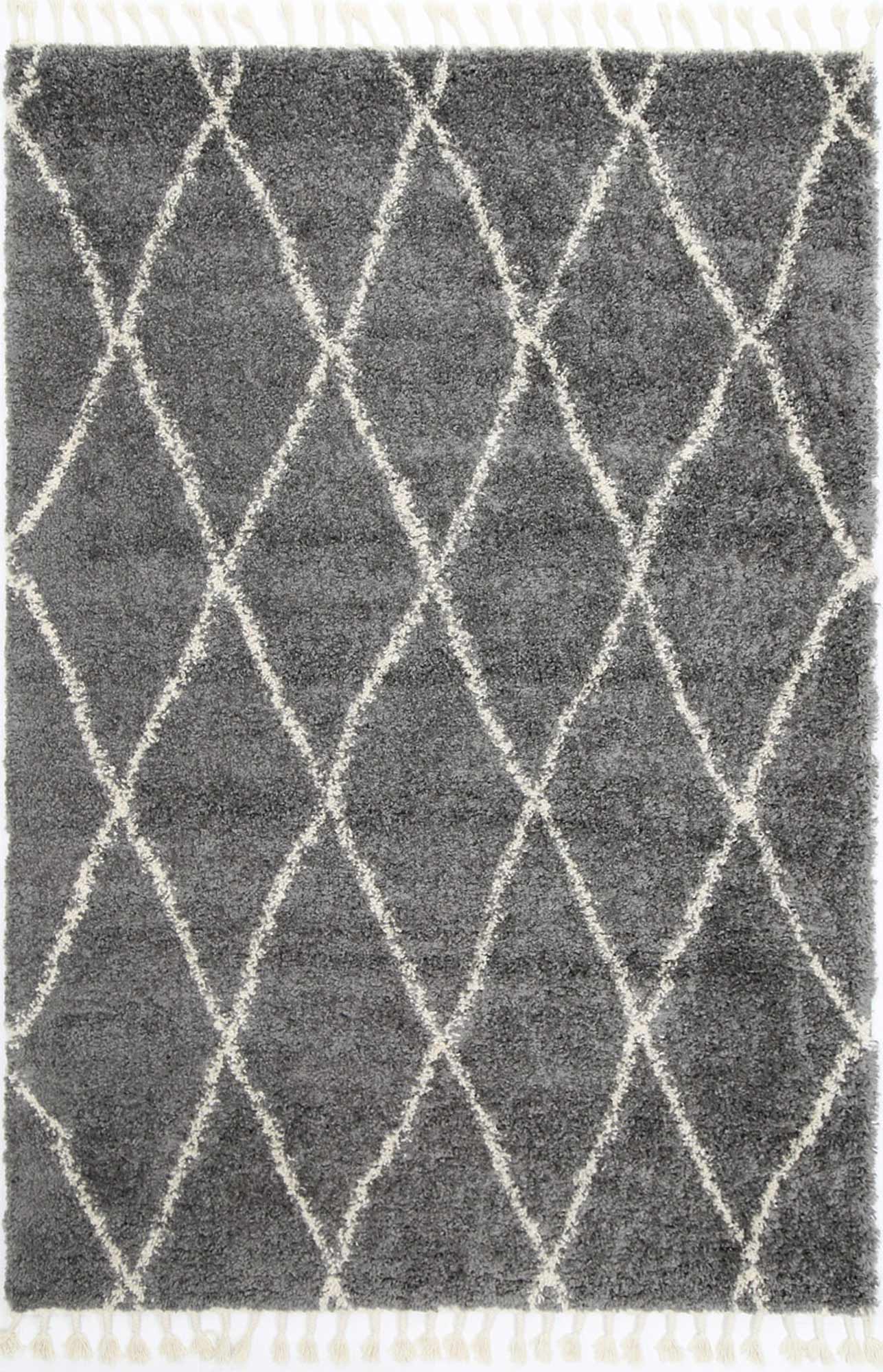 Kasbah Clara Diamond Tribal Grey Rug