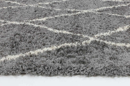 Kasbah Clara Diamond Tribal Grey Rug