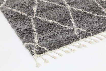 Kasbah Clara Diamond Tribal Grey Rug