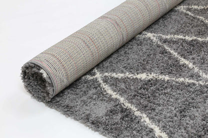 Kasbah Clara Diamond Tribal Grey Rug