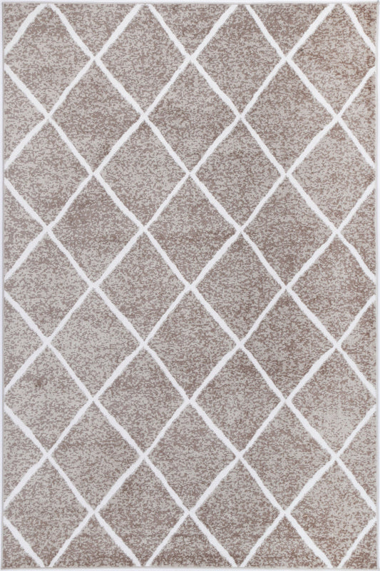 Kimberley Trellis Mocha Contemporary RugKimberley Trellis Mocha Contemporary Rug - /products/kimberley-kimb-1-mocha