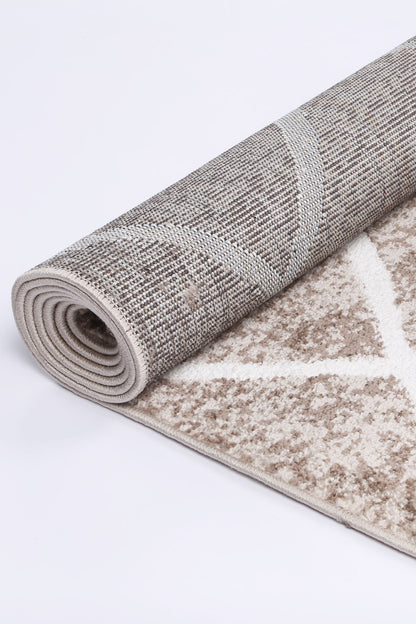 Kimberley Trellis Mocha Contemporary Rug