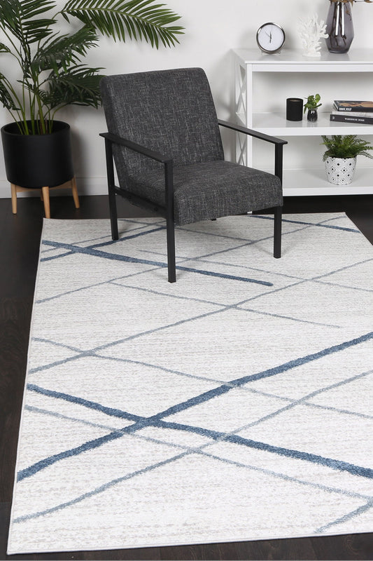 Kimberley Lattice Light Blue Contemporary Rug - /products/kimberley-kimb-2-l-blue