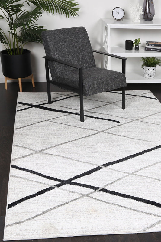 Kimberley Lattice Salt & Pepper Contemporary Rug - /products/kimberley-kimb-2-salt-pepper