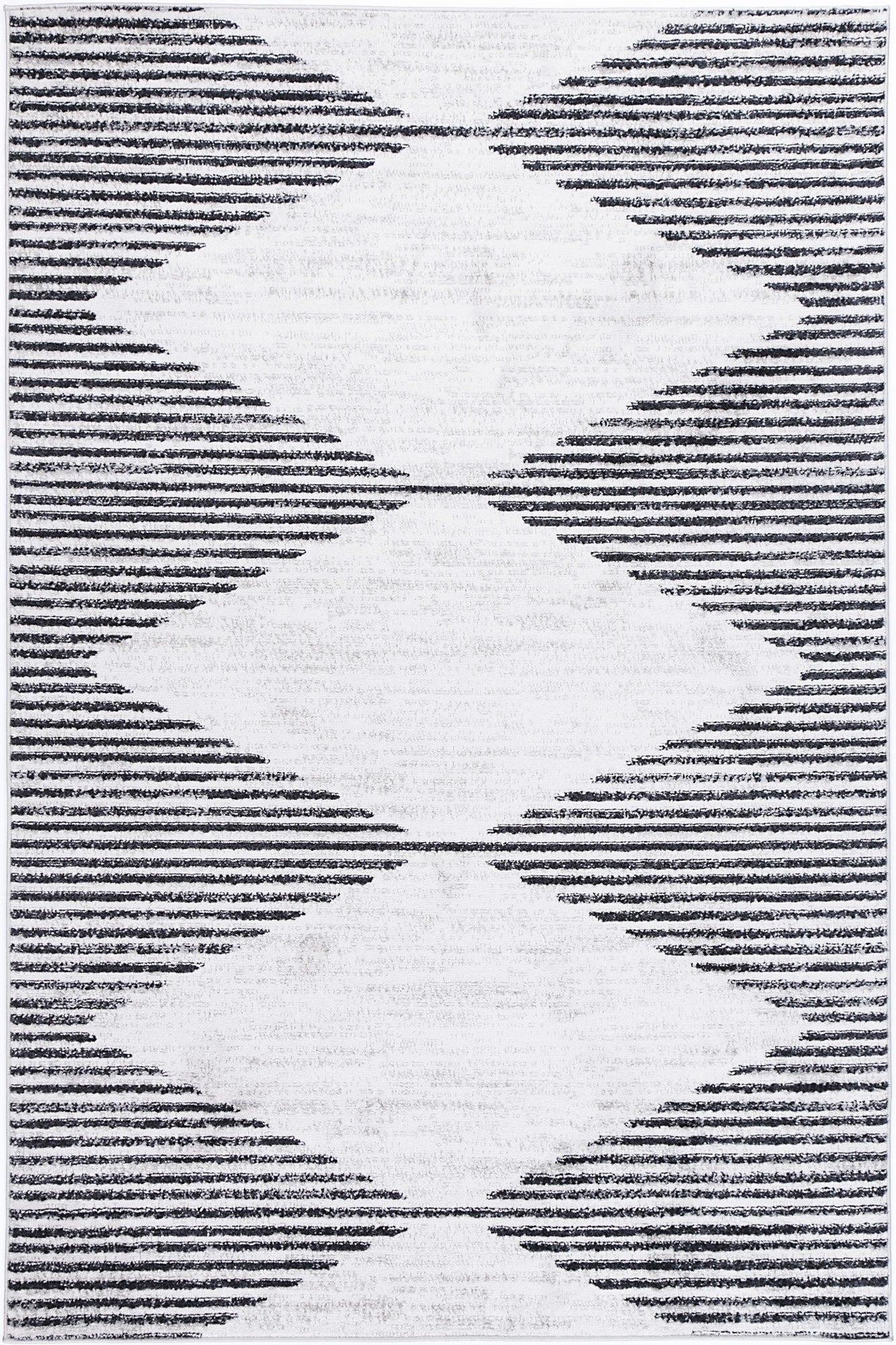 Kimberley Diamond Charcoal Contemporary Rug