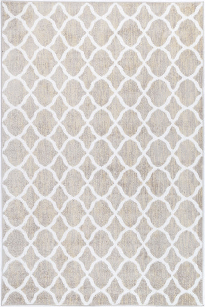 Kimberley Repeat Latte Contemporary Rug