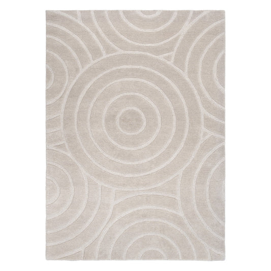 Les Nomades Ellipse Beige Wool RugLes Nomades Ellipse Beige Wool Rug - /products/les-nomades-ellipse-beige-wool-rug
