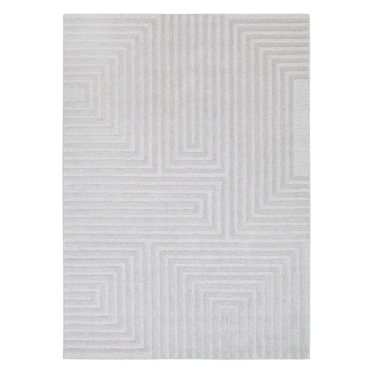 Les Nomades Felix Light Grey Wool RugLes Nomades Felix Light Grey Wool Rug - /products/les-nomades-felix-light-grey-wool-rug