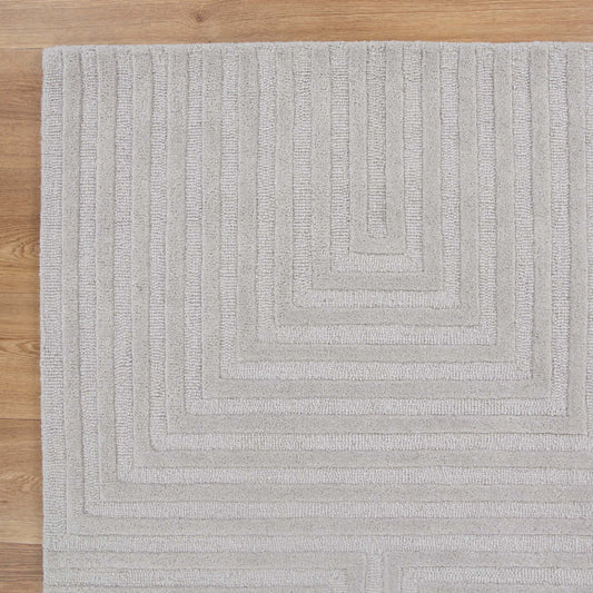 Les Nomades Felix Light Grey Wool Rug - /products/les-nomades-felix-light-grey-wool-rug