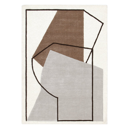 Les Nomades Minimal Beige Wool RugLes Nomades Minimal Beige Wool Rug - /products/les-nomades-minimal-beige-wool-rug