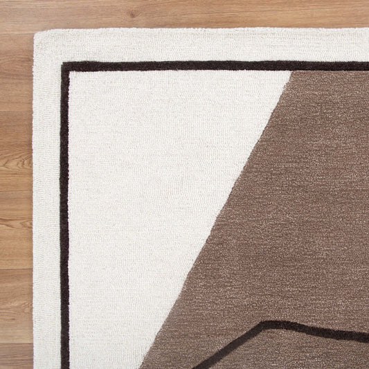 Les Nomades Minimal Beige Wool Rug - /products/les-nomades-minimal-beige-wool-rug