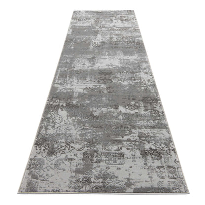 Lotus 2729 Lt Grey Hallway Runner