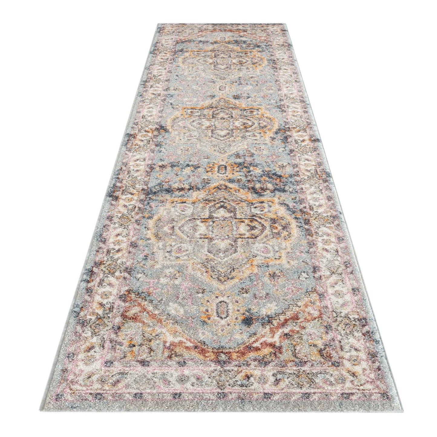 Luna 7401 Lt Blue Hallway Runner