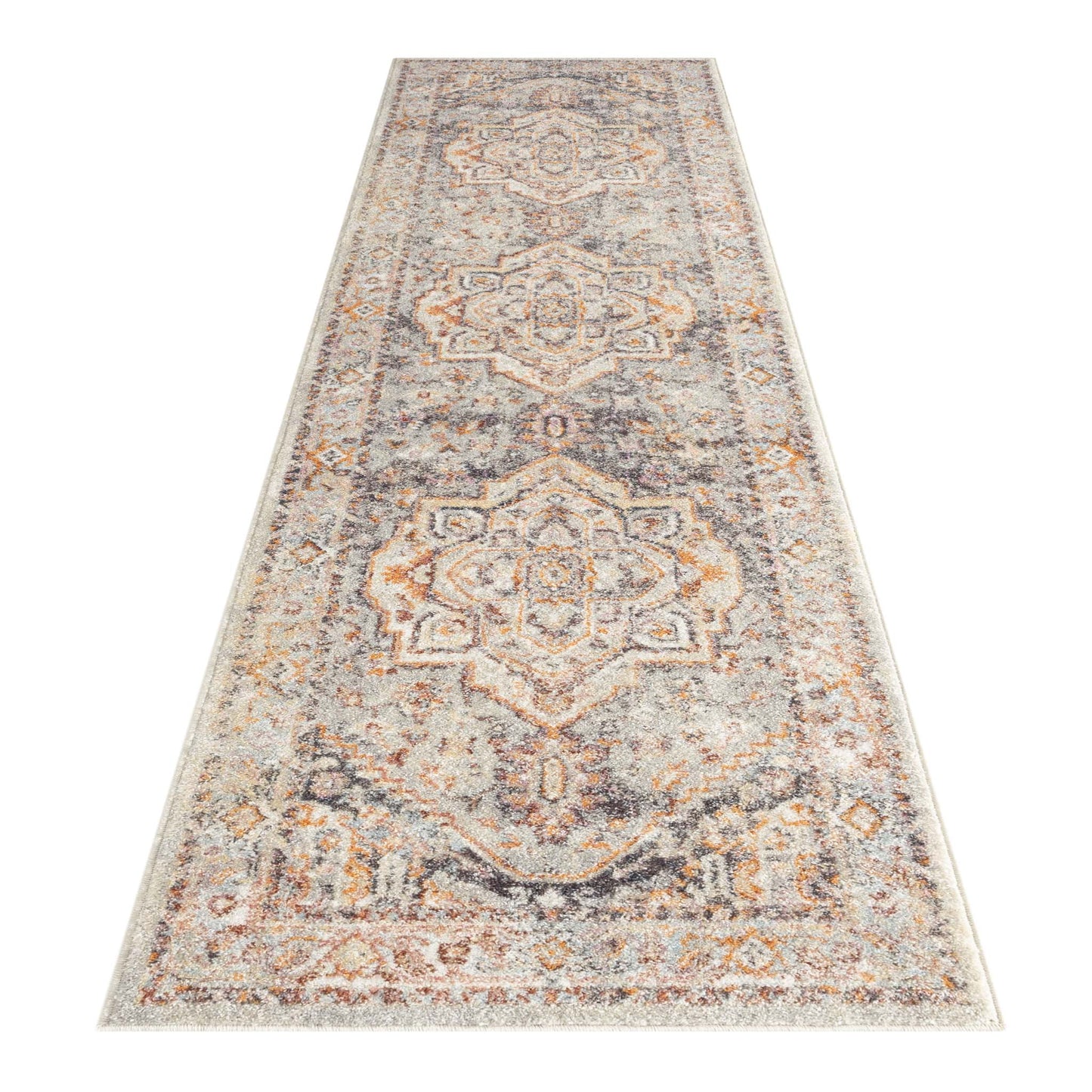 Luna 7405 Grey Hallway Runner