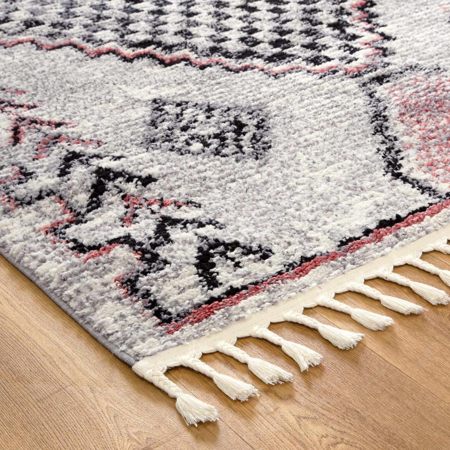 Mansour Tocapus Blush Geometric Rug