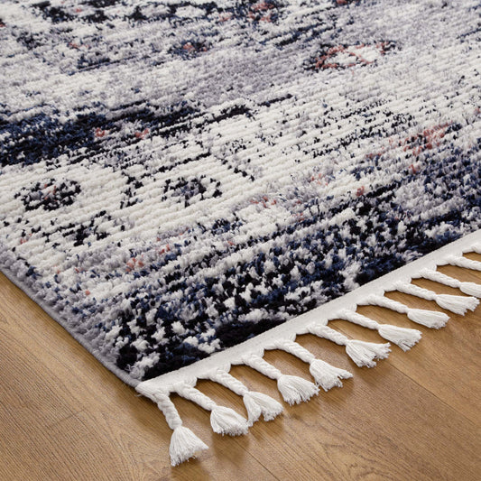 Mansour Antique Blue Transitional Rug - /products/mansour-mans11-blue