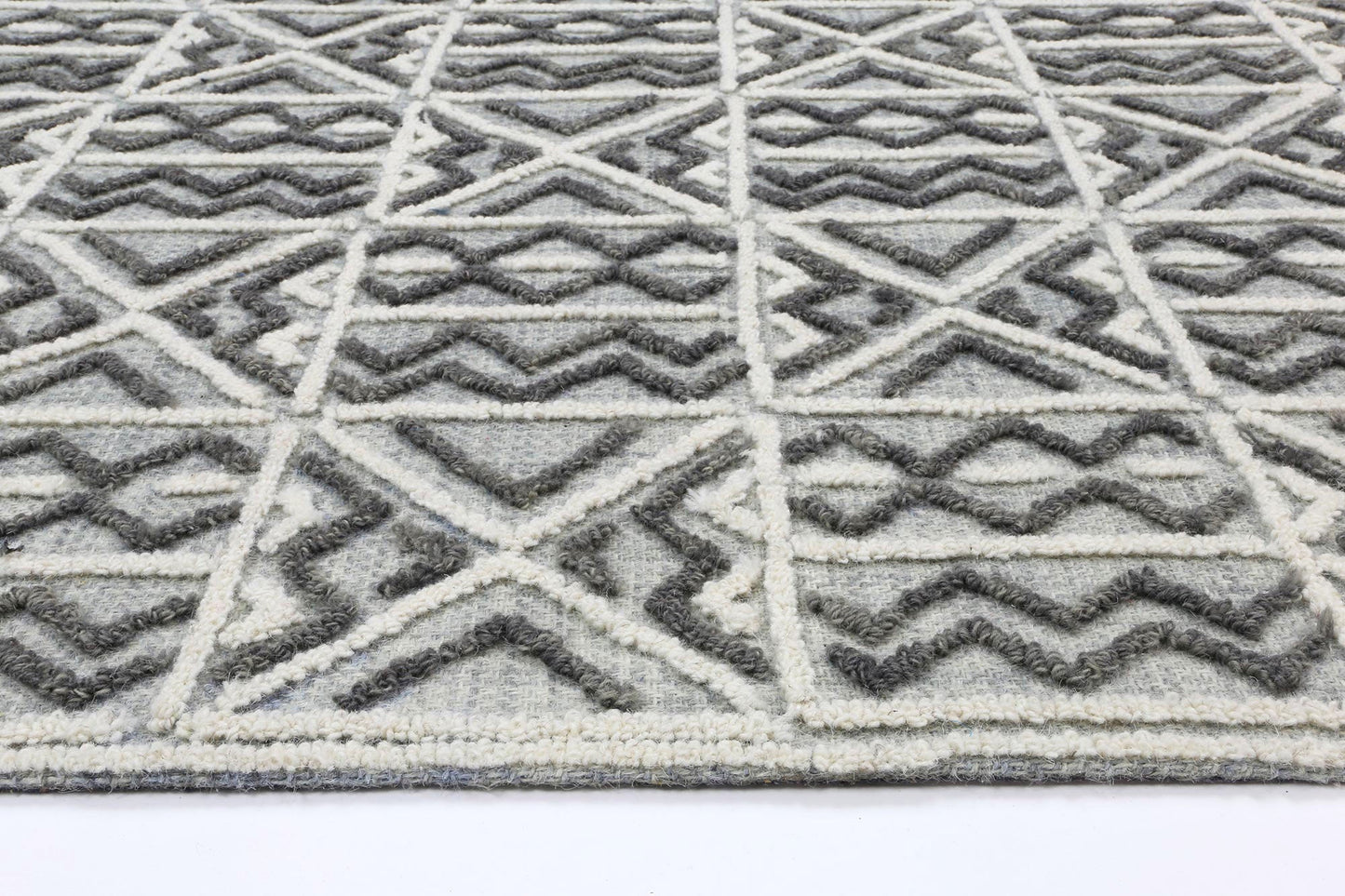 Marbella Cordoba Grey Contemporary Rug