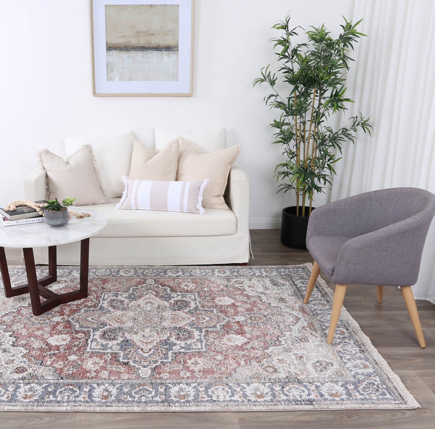 Melbourne Patchwork Multi Traditional Soft Rug