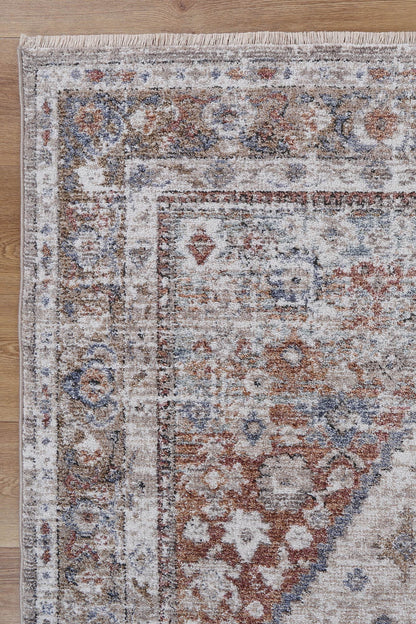 Melbourne Shriaz Multi Traditional Soft Rug