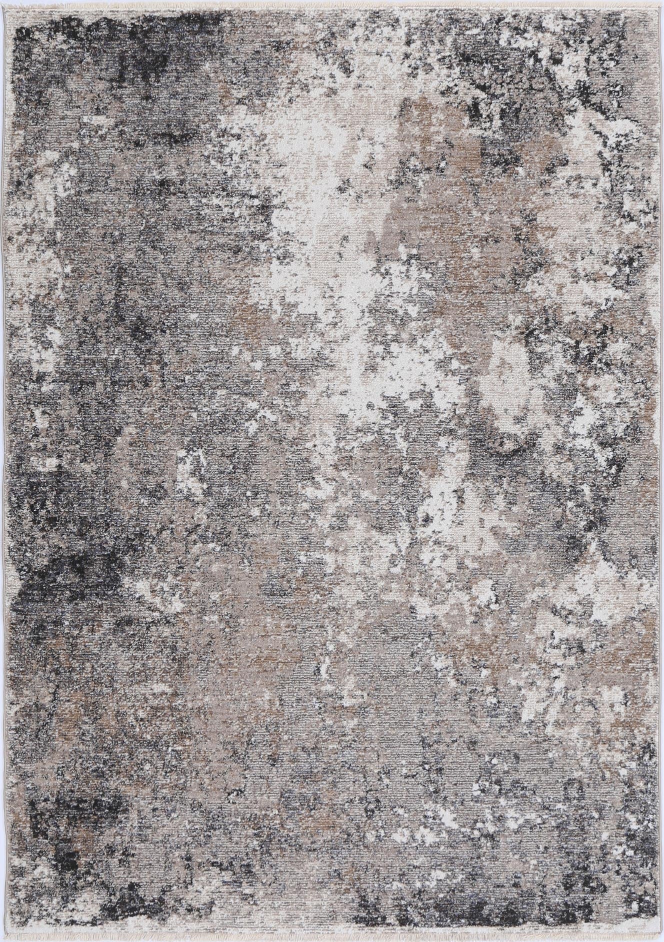 Melbourne Mosoel Ash Abstract Soft Rug