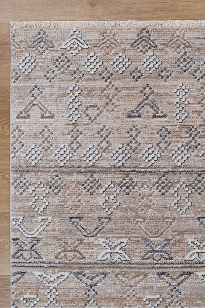 Melbourne Sivas Ash Tribal Soft Rug