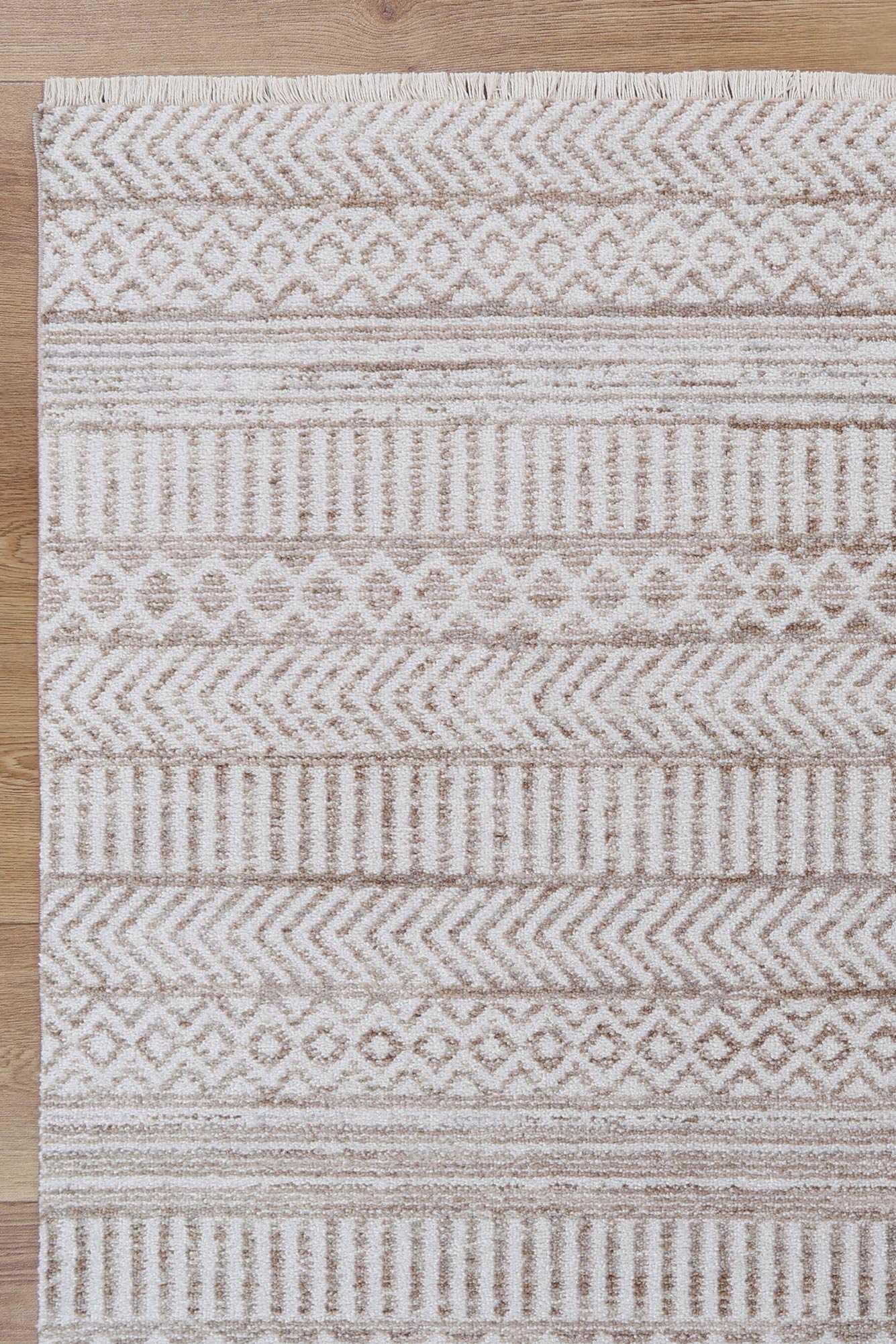 Maryland KermanBeige Tribal Soft Rug