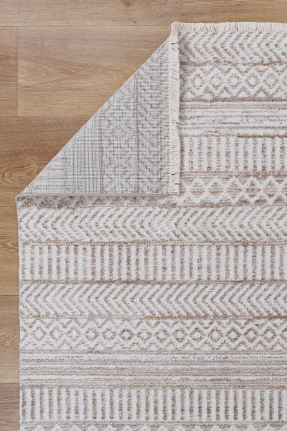 Melbourne KermanBeige Tribal Soft Rug