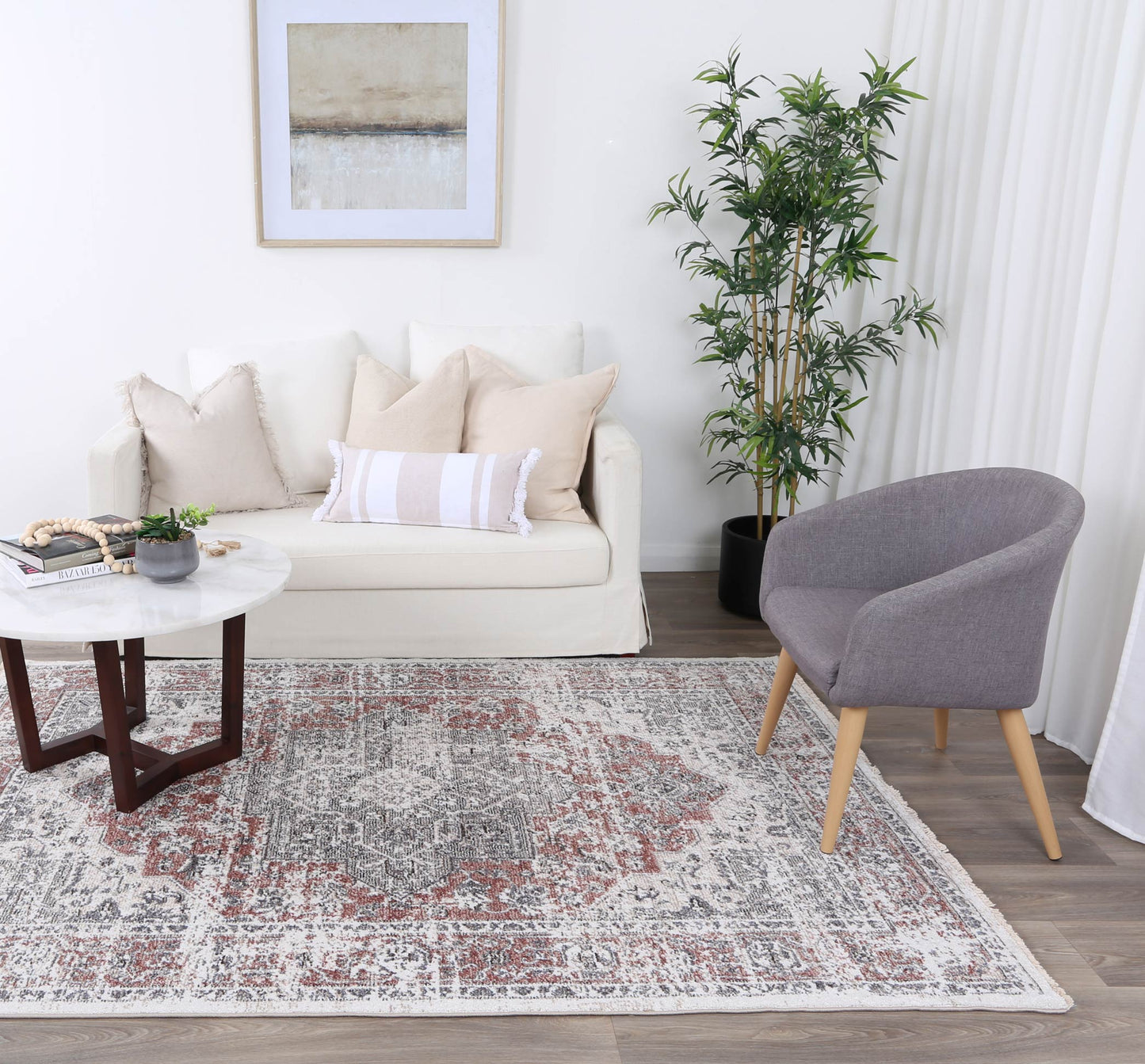 Melbourne Otrar Multi Traditional Soft Rug
