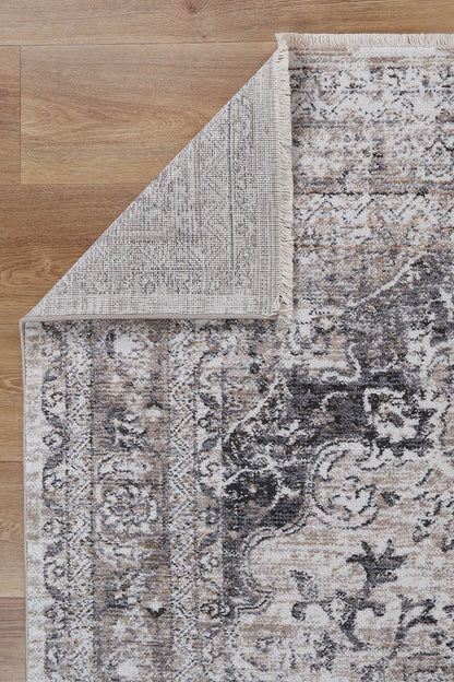 Melbourne Samarkad Ash Traditional Soft Rug
