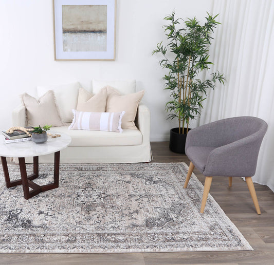 Melbourne Samarkad Ash Traditional Soft Rug - /products/melbourne-samarkad-ash-traditional-soft-rug