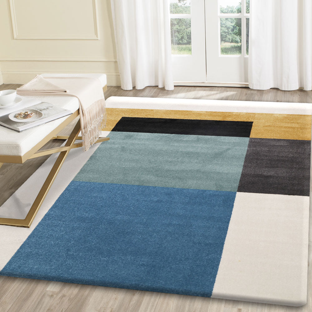 Matisse Blue Cubism Rug