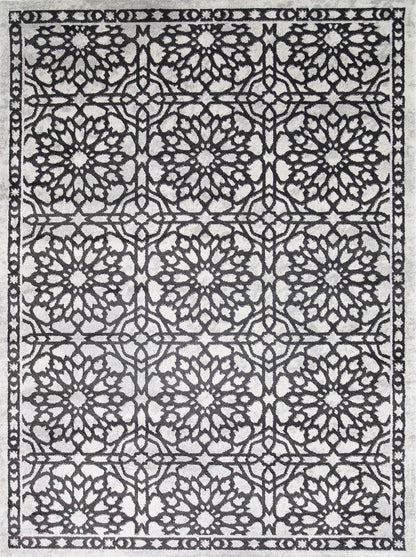 Matisse Dark Grey Demask Rug