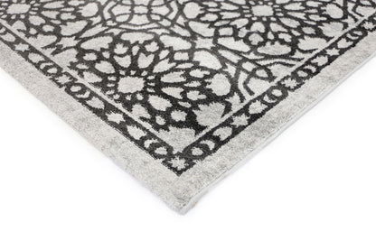 Matisse Dark Grey Demask Rug