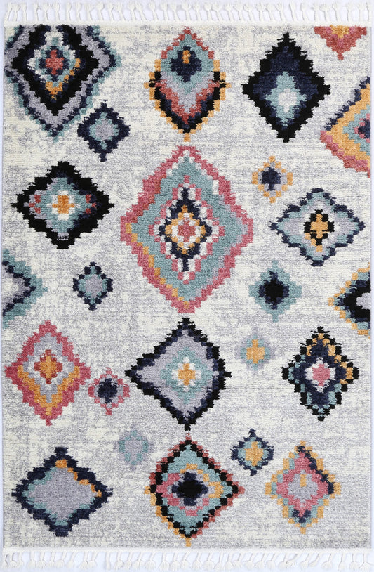 Moda Peggy Multi Tribal RugModa Peggy Multi Tribal Rug - /products/moda-z040a-white-l-grey