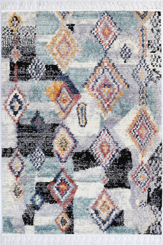 Moda Donyale Multi Tribal RugModa Donyale Multi Tribal Rug - /products/moda-z046a-l-blue-l-grey