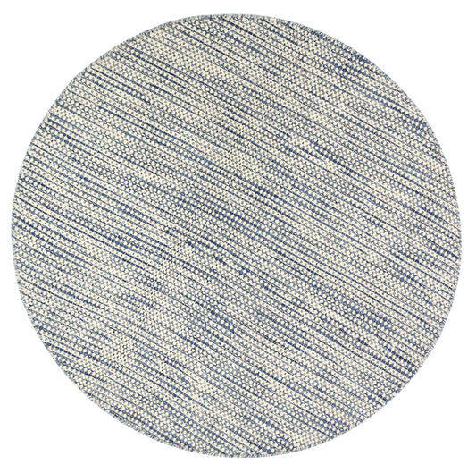 Nordic Blue Reversible Wool Round RugNordic Blue Reversible Wool Round Rug - /products/scandi-blue-reversible-wool-round-rug