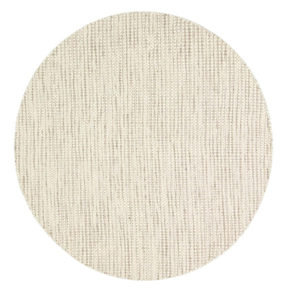 Nordic Brown Reversible Wool Round Rug