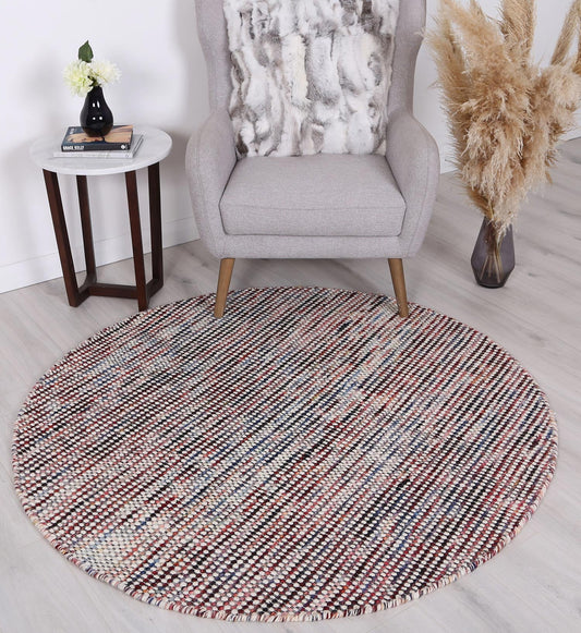 Nordic Multi Reversible Wool Round Rug - /products/scandi-multi-reversible-wool-round-rug