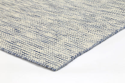 Nordic Blue Reversible Wool Rug