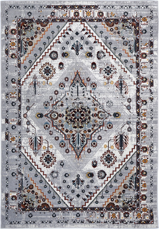 Oporto Santos Grey & Rust Traditional Soft RugOporto Santos Grey & Rust Traditional Soft Rug - /products/oporto-santos-grey-rust-traditional-soft-rug