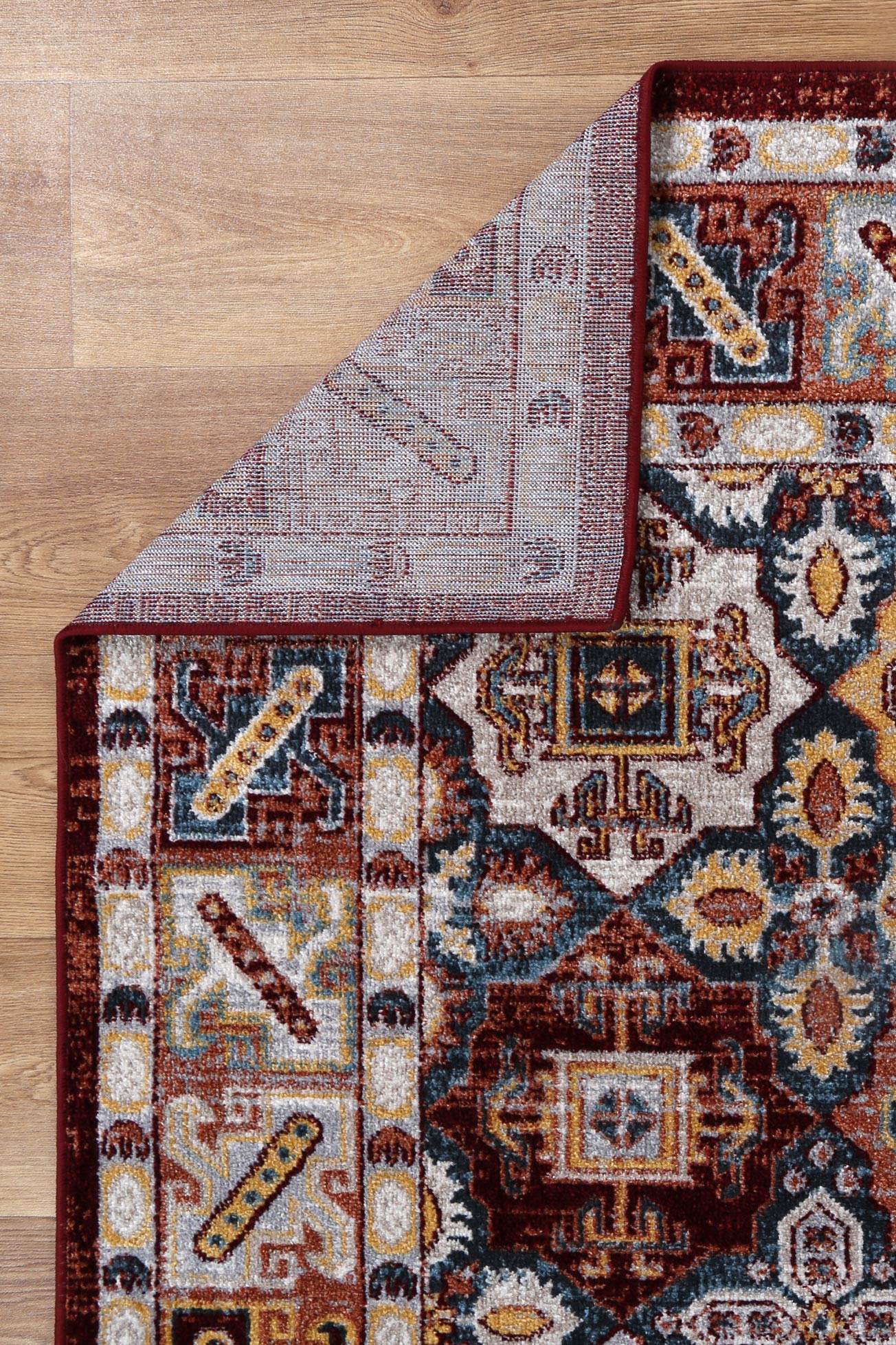 Oporto Dalian Multi Traditional Soft Rug