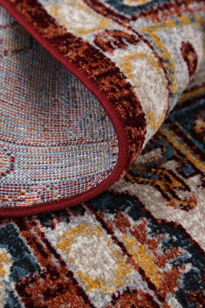 Oporto Dalian Multi Traditional Soft Rug