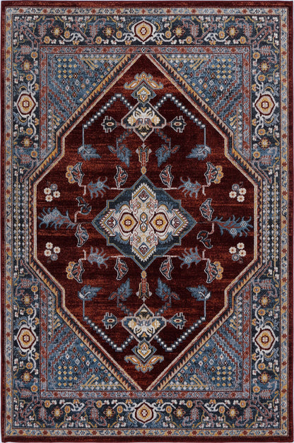 Oporto Yingkou Multi Traditional Soft Rug