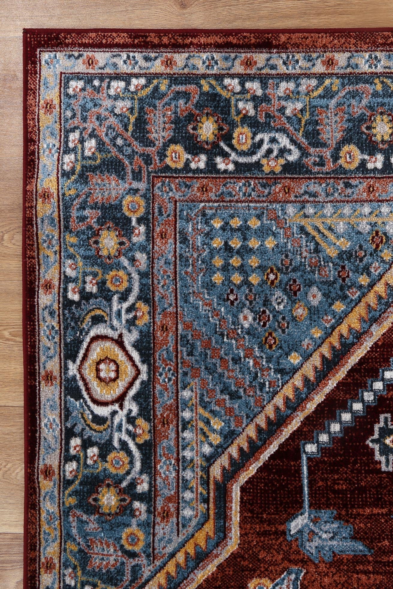 Oporto Yingkou Multi Traditional Soft Rug