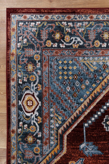 Oporto Yingkou Multi Traditional Soft Rug